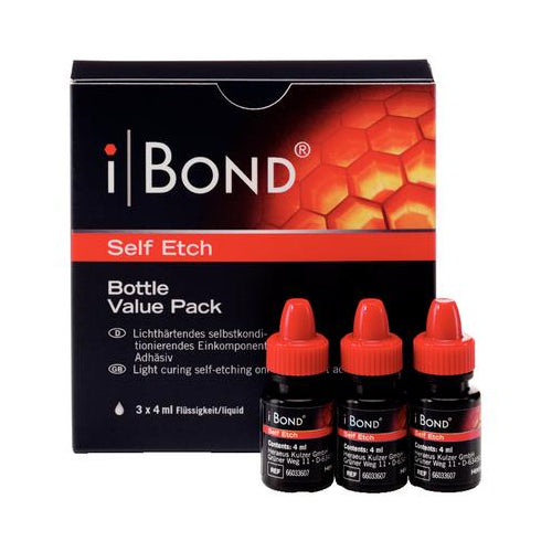 Kulzer 66046243 iBond Self Etch One Step Adhesive Bonding Agent 4 mL 3/Pk Kulzer 66046243 iBond Self Etch One Step Adhesive Bonding Agent 4 mL 3/Pk